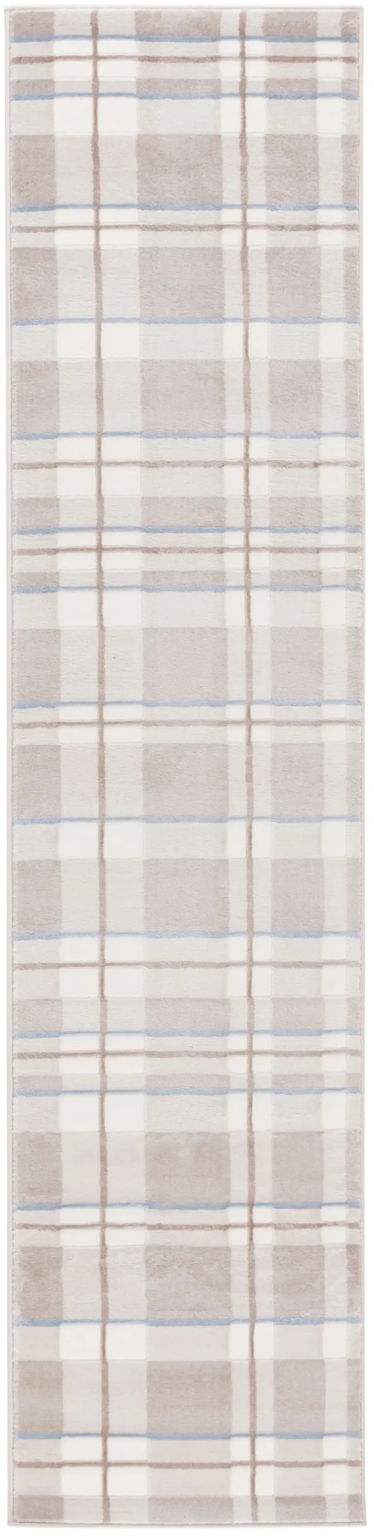 GROOVE 112 BEIGE  2'-3' x 8' Runner Rug