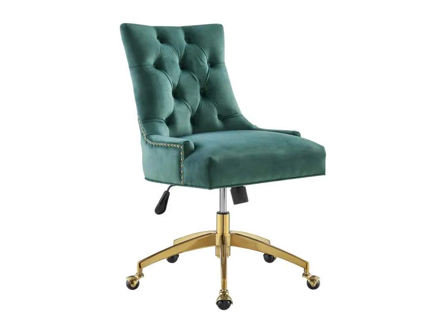 Regent Tufted Performance Velvet Office Chair