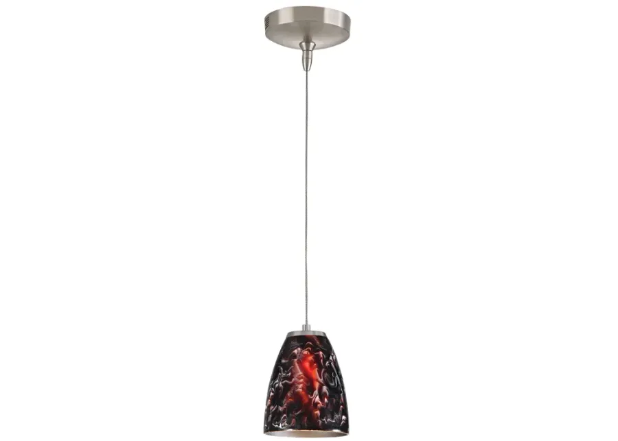 Low Voltage 5" Wide 1-Light Mini Pendant - Brushed Nickel