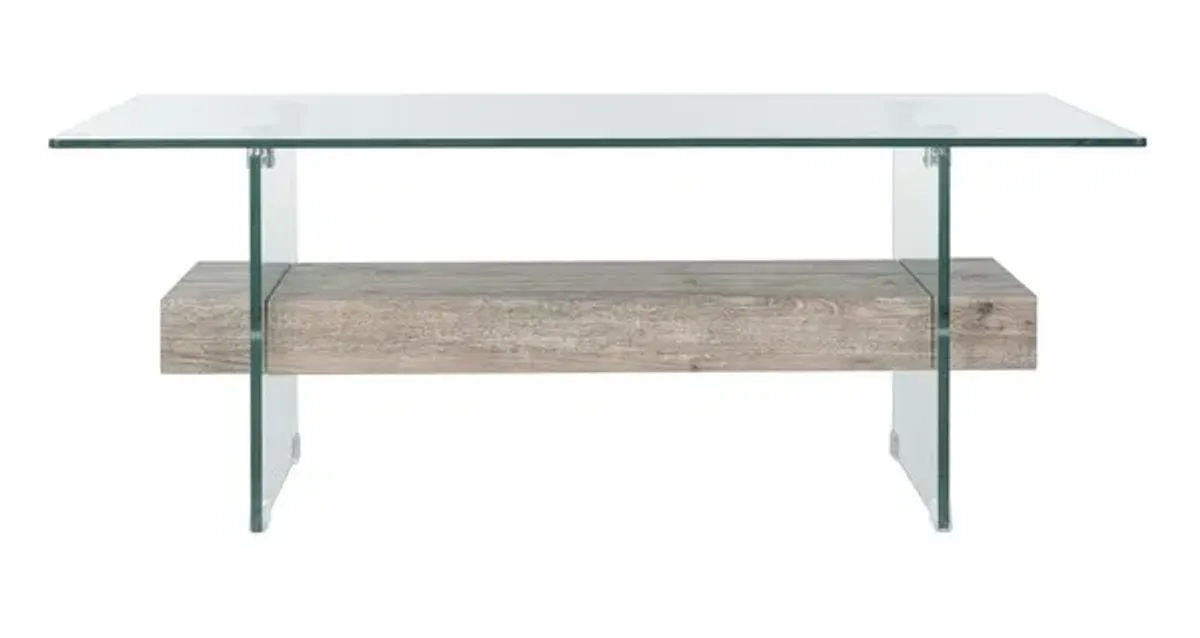 KAYLEY GLASS COFFEE TABLE