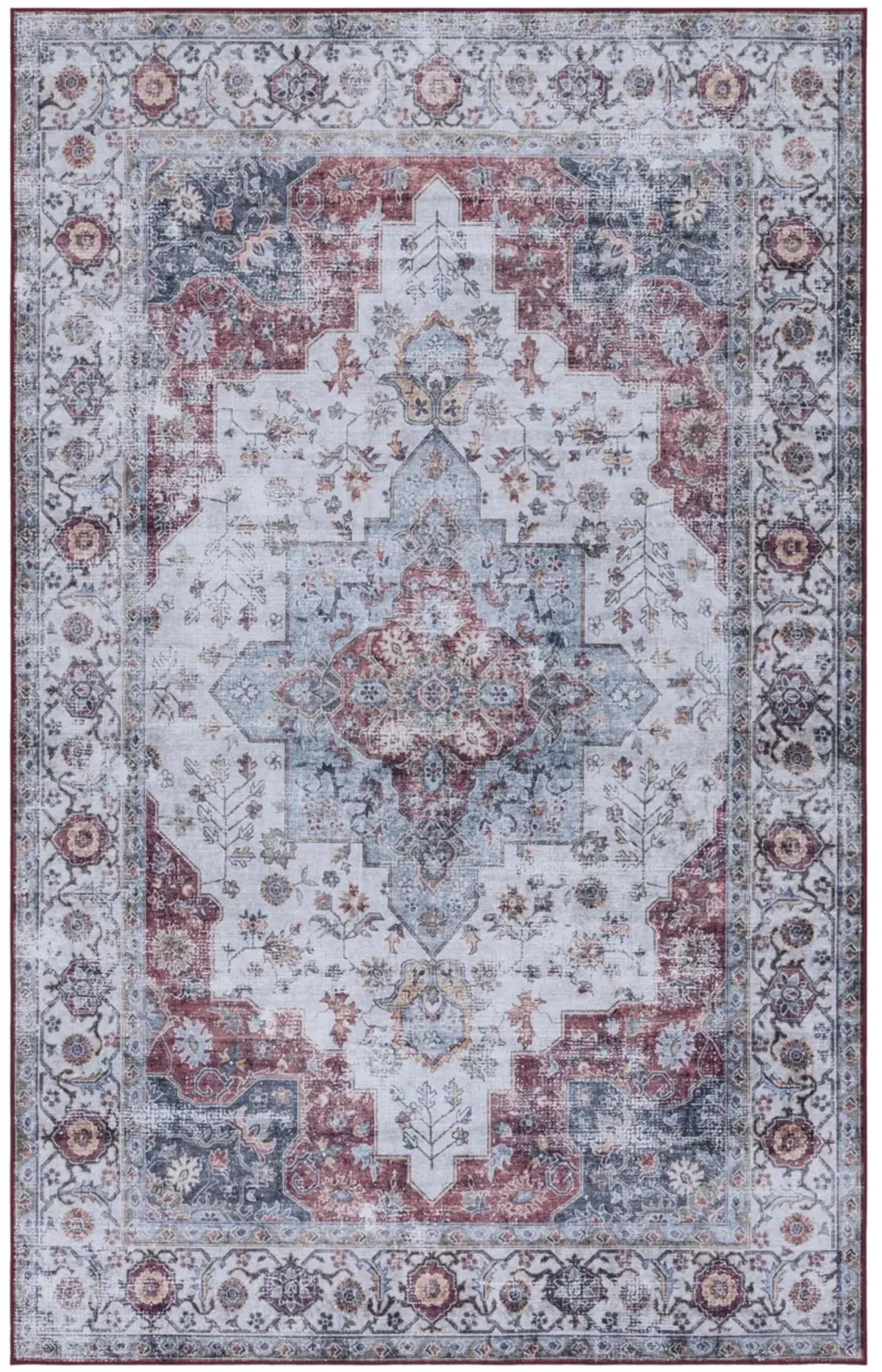 TUCSON 105 M/W S/R LIGHT BLUE  9' x 12' Large Rectangle Rug