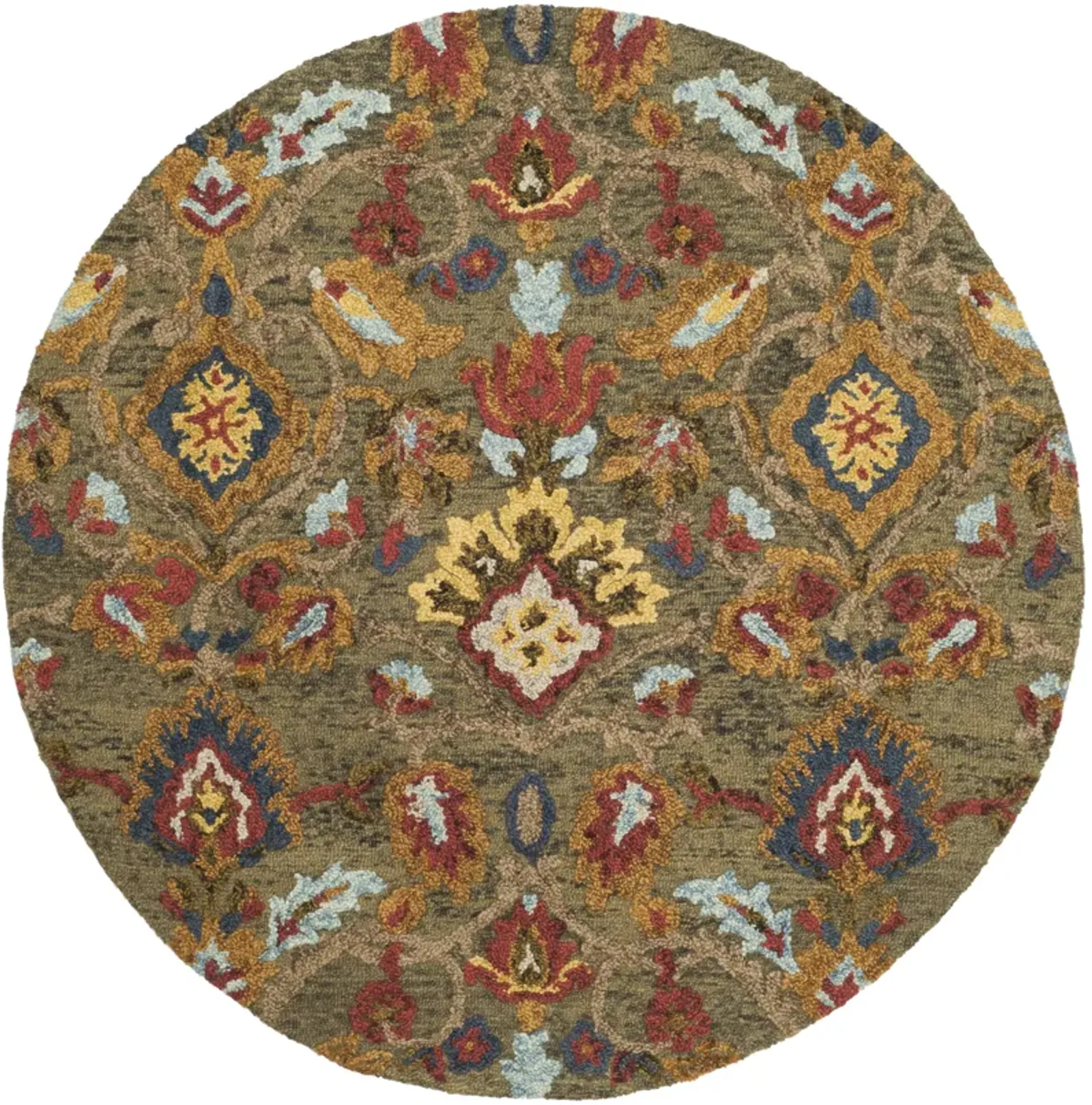 BLOSSOM Hand Tufted 11' x 11' Round area rug