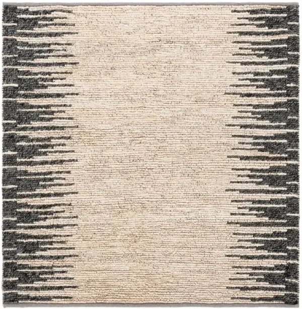 NATURAL FIBER 953 BLEACH  6' x 6' Square Square Rug