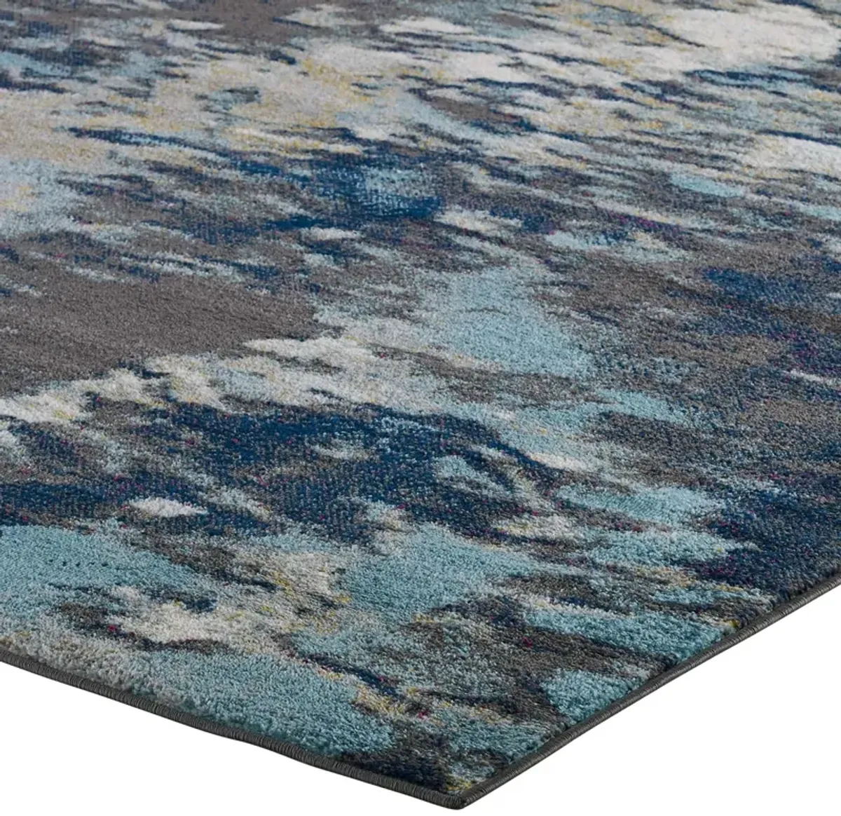 Entourage Foliage Contemporary Modern Abstract 8x10 Area Rug