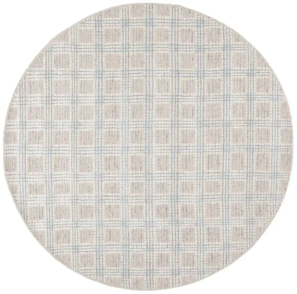 EBONY Hand Tufted 6' x 6' Round area rug