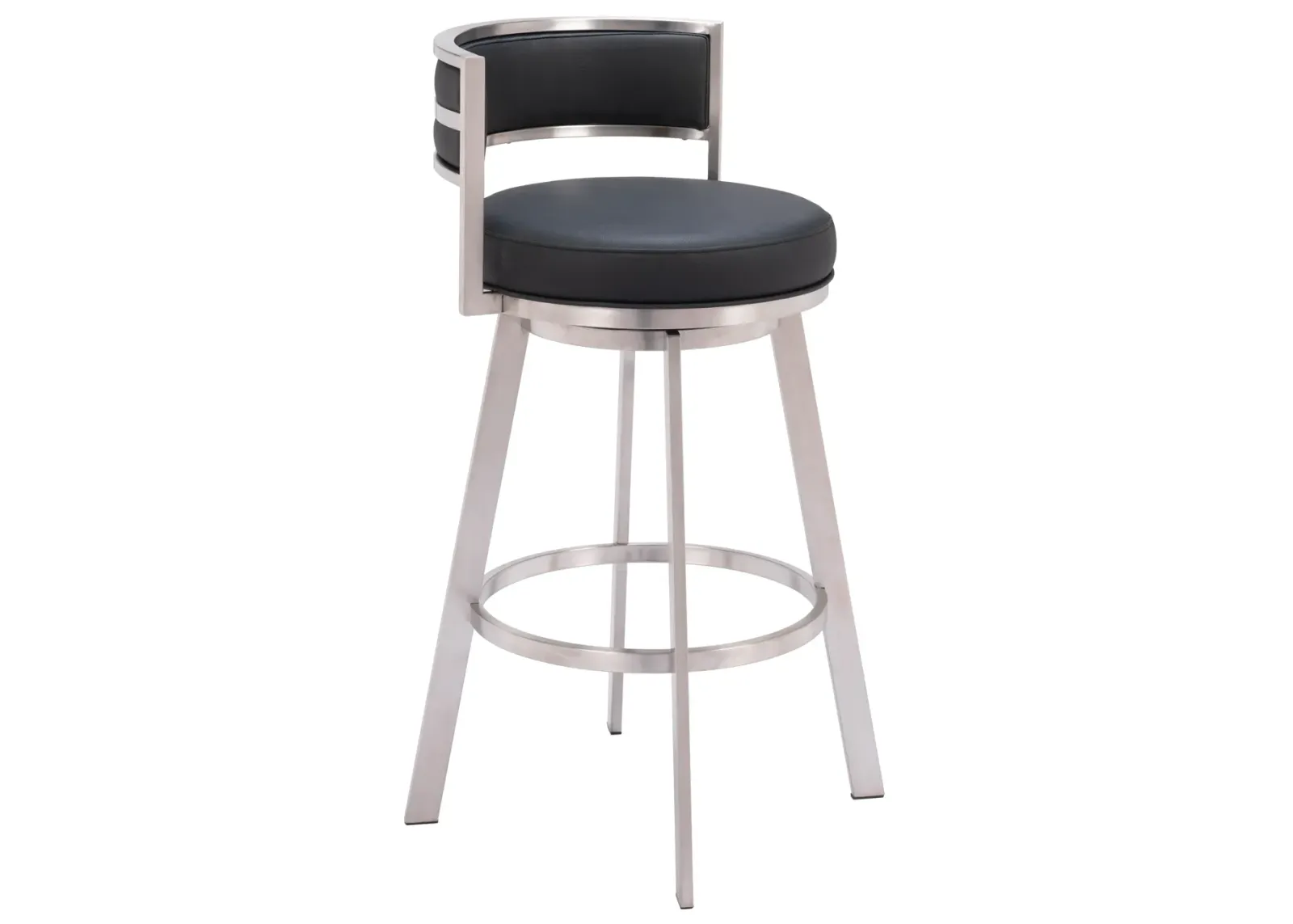 Gimsby Swivel Barstool Black