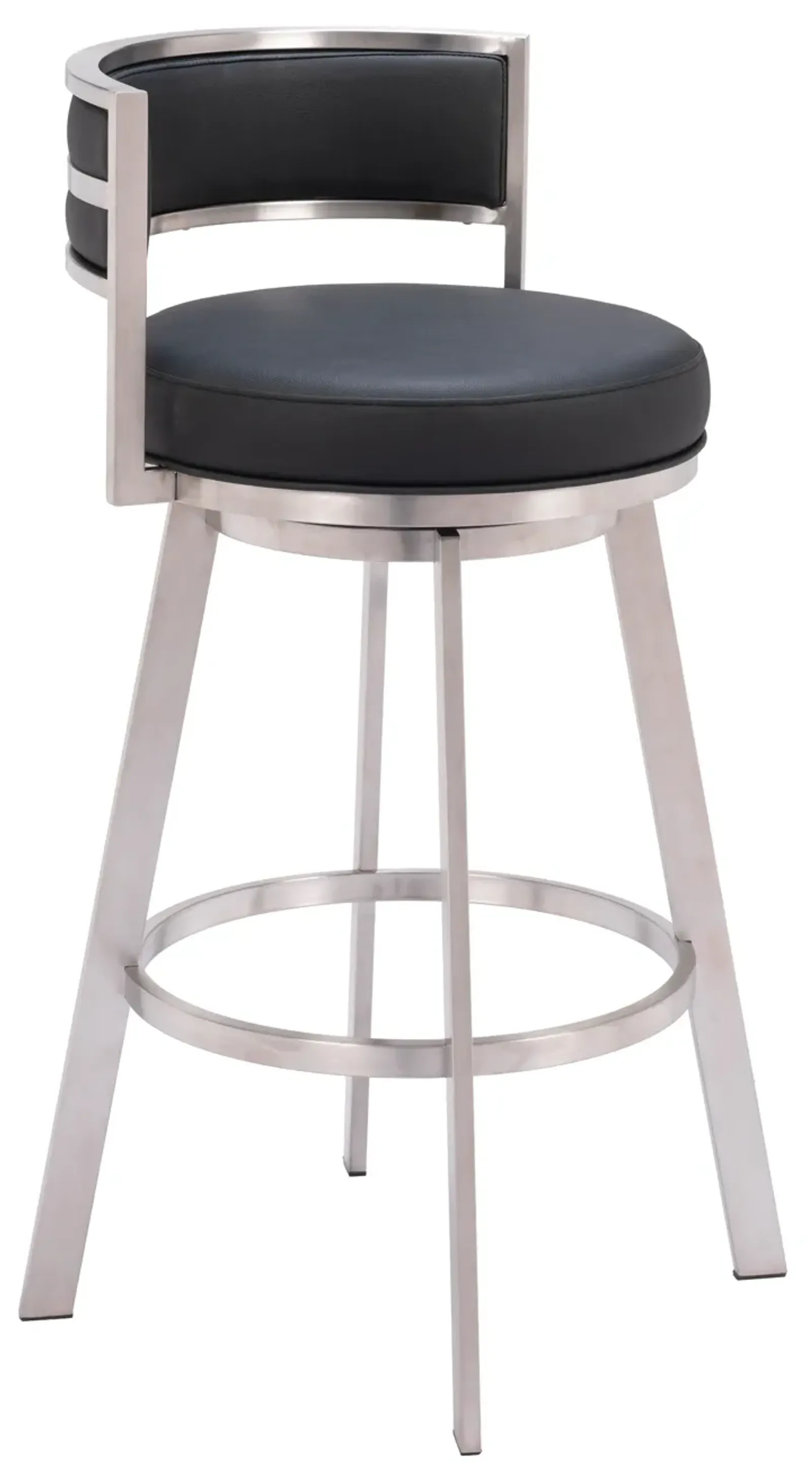 Gimsby Swivel Barstool Black