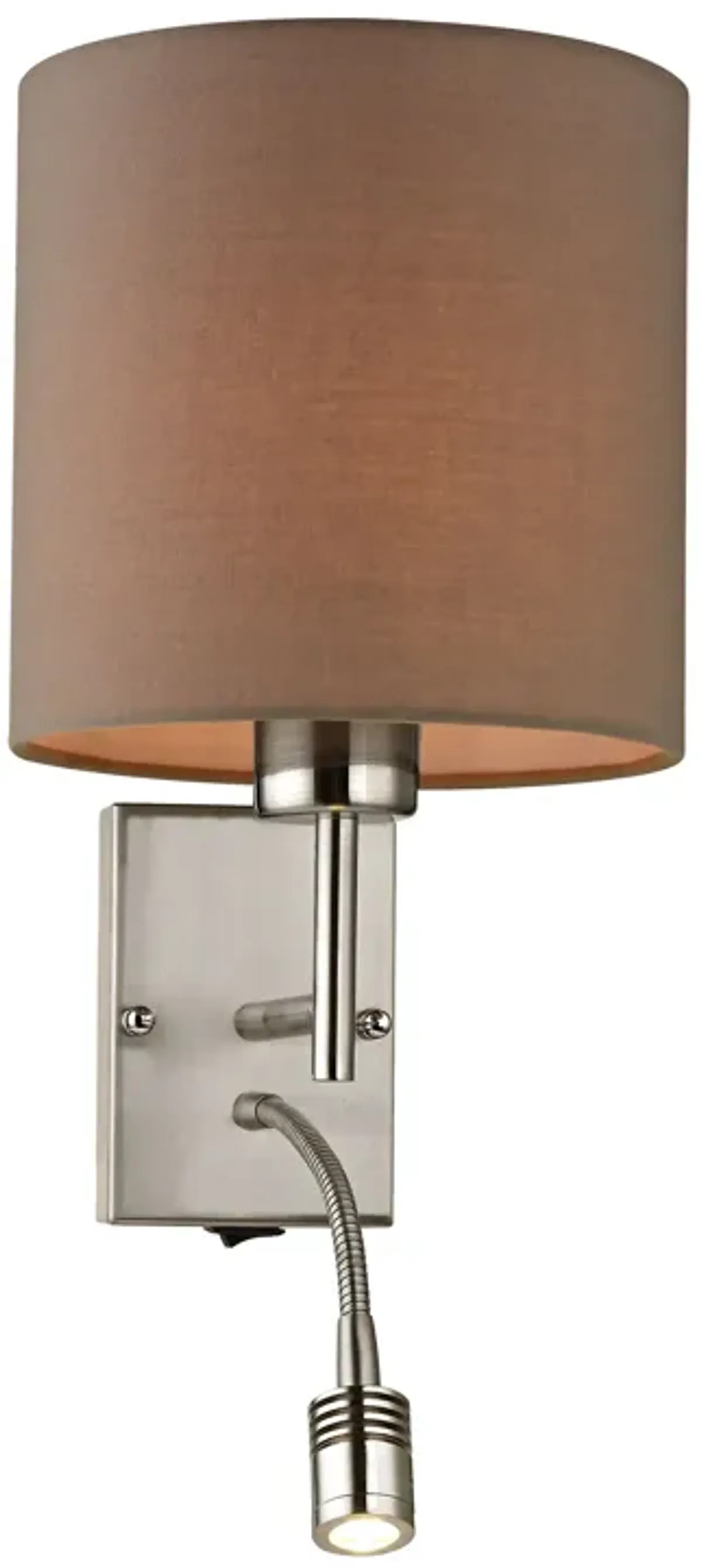 Regina 19" High 1-Light Sconce - Brushed Nickel