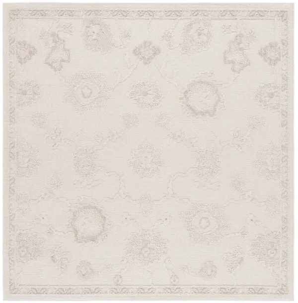 PAROS 118 IVORY 6'-7' x 6'-7' Square Square Rug