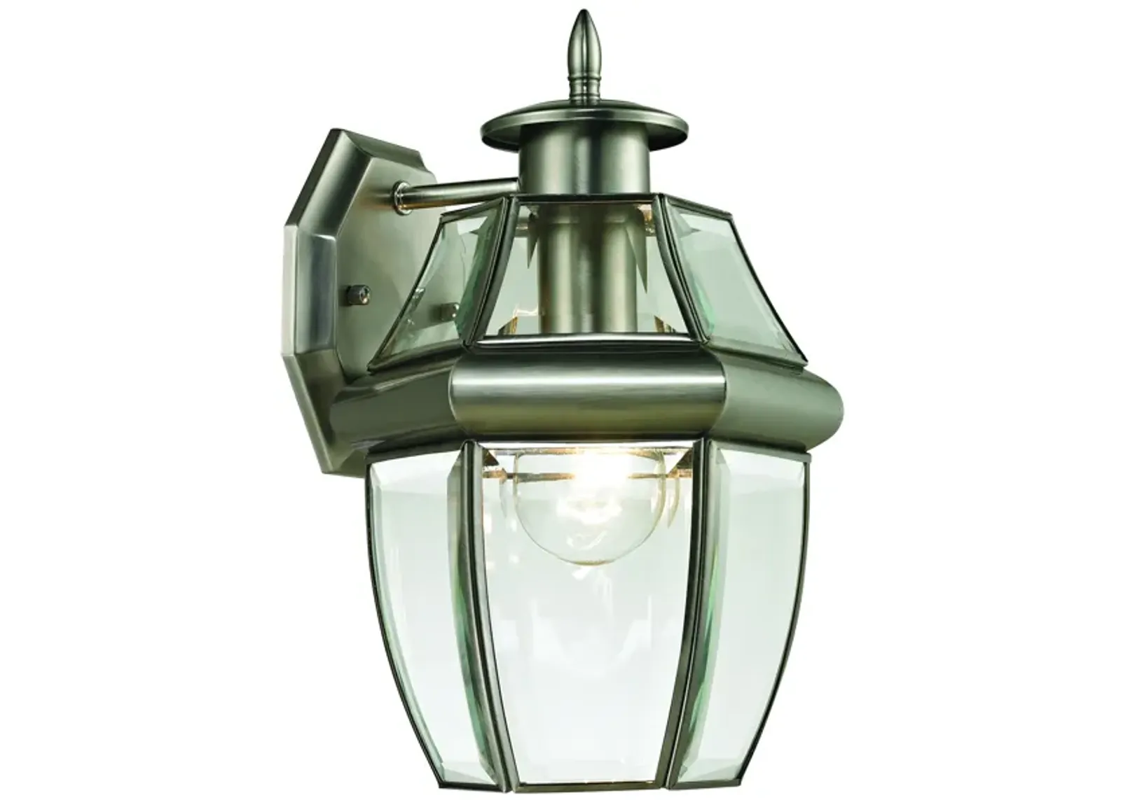 Ashford 12" High 1-Light Outdoor Sconce - Antique Nickel