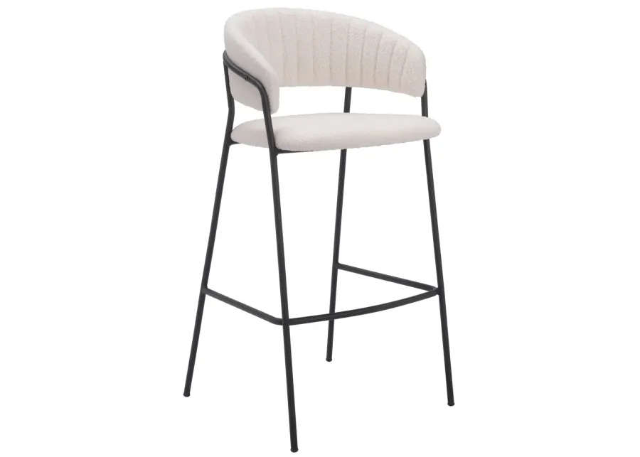 Josephine Barstool (Set of 2) Cream