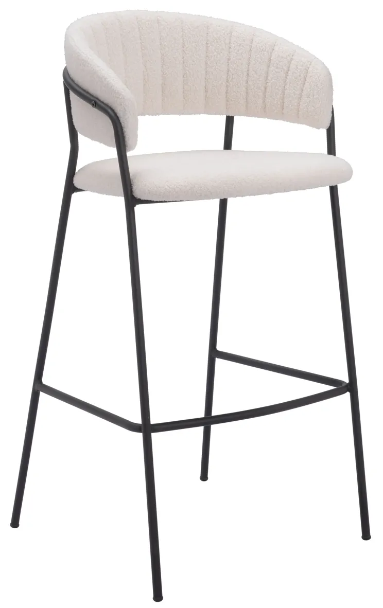 Josephine Barstool (Set of 2) Cream