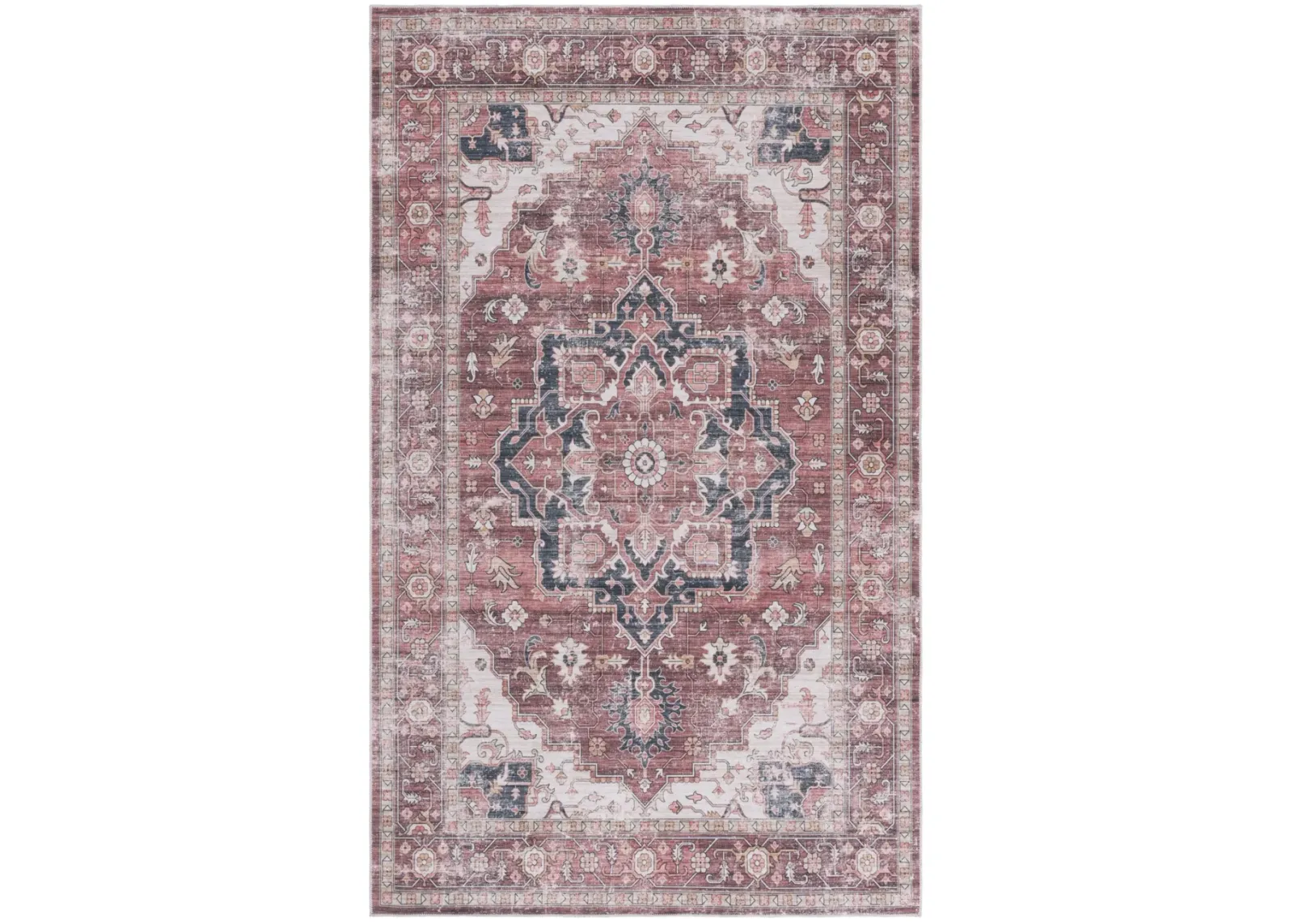 ARIZONA 247 DARK RED  3' x 5' Small Rectangle Rug