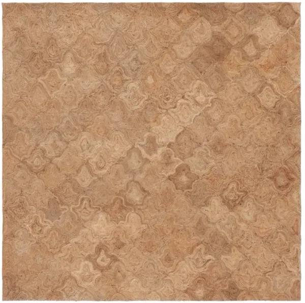 NATURAL FIBER 826 NATURAL 6' x 6' Square Square Rug