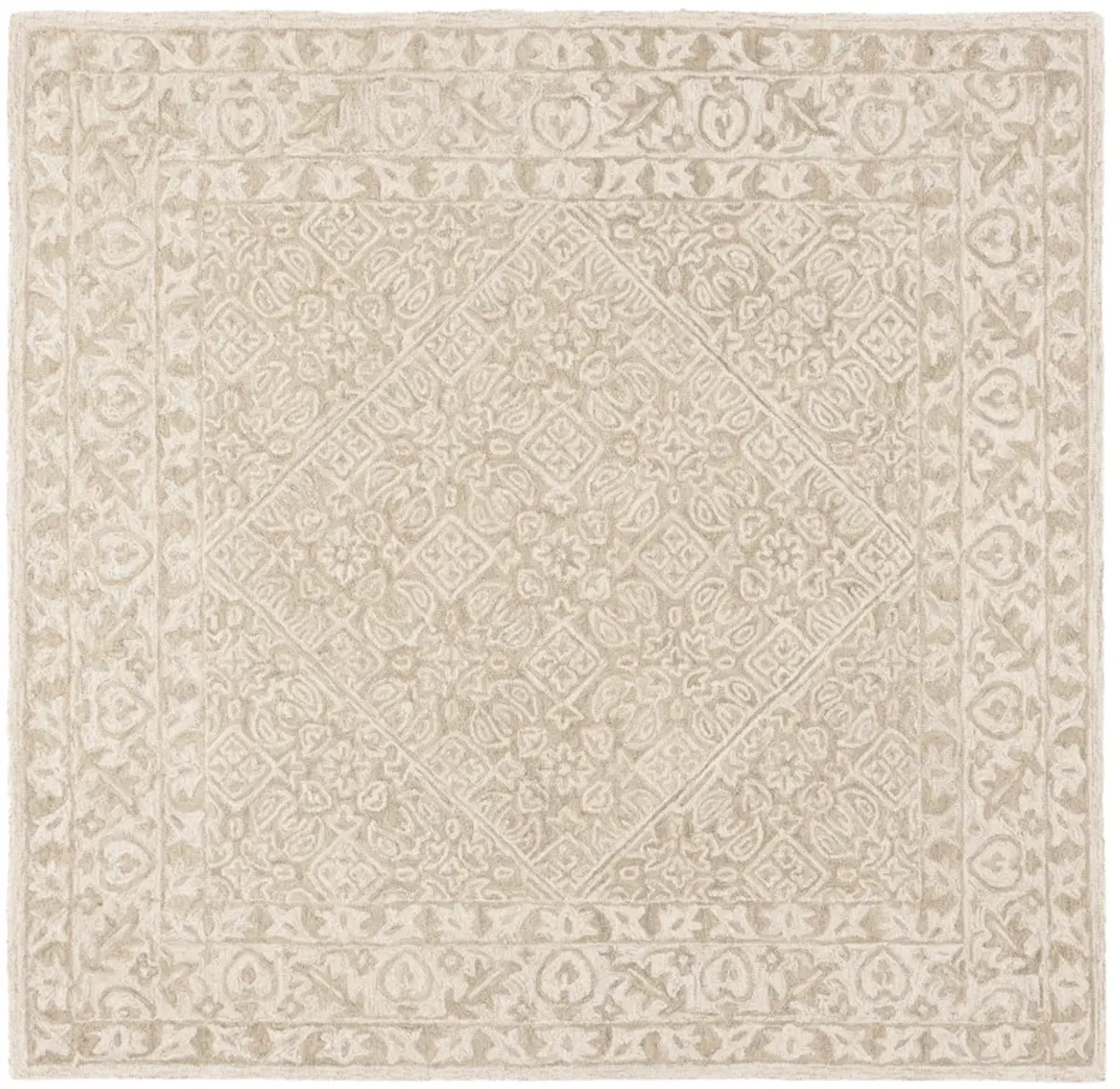 DIP DYE Hand Tufted 7' x 7' Square area rug
