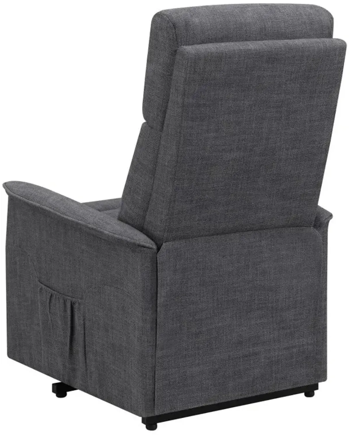 Herrera Power Lift Recliner with Wired Remote Charcoal