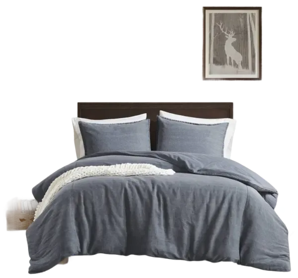 Twill Washed Duvet Set