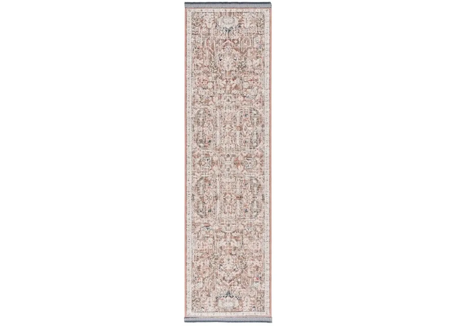 VIVALDI 568 Brown 2'-2' X 8' Runner Rug