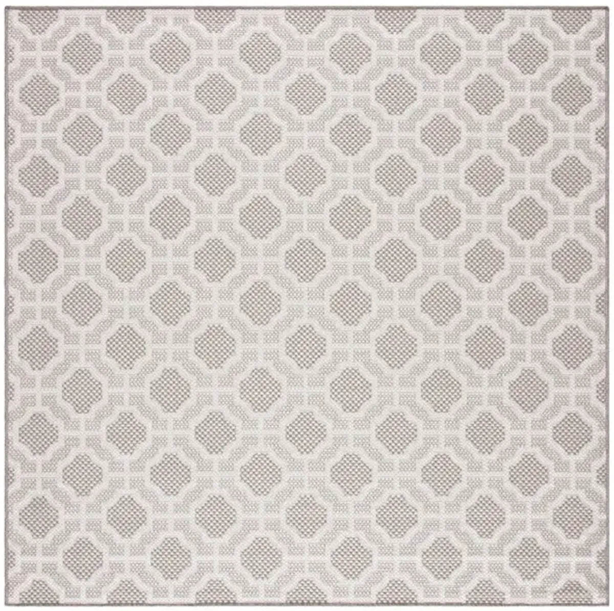 LAKESIDE 247 Grey 6'-7' X 6'-7' Square Square Rug