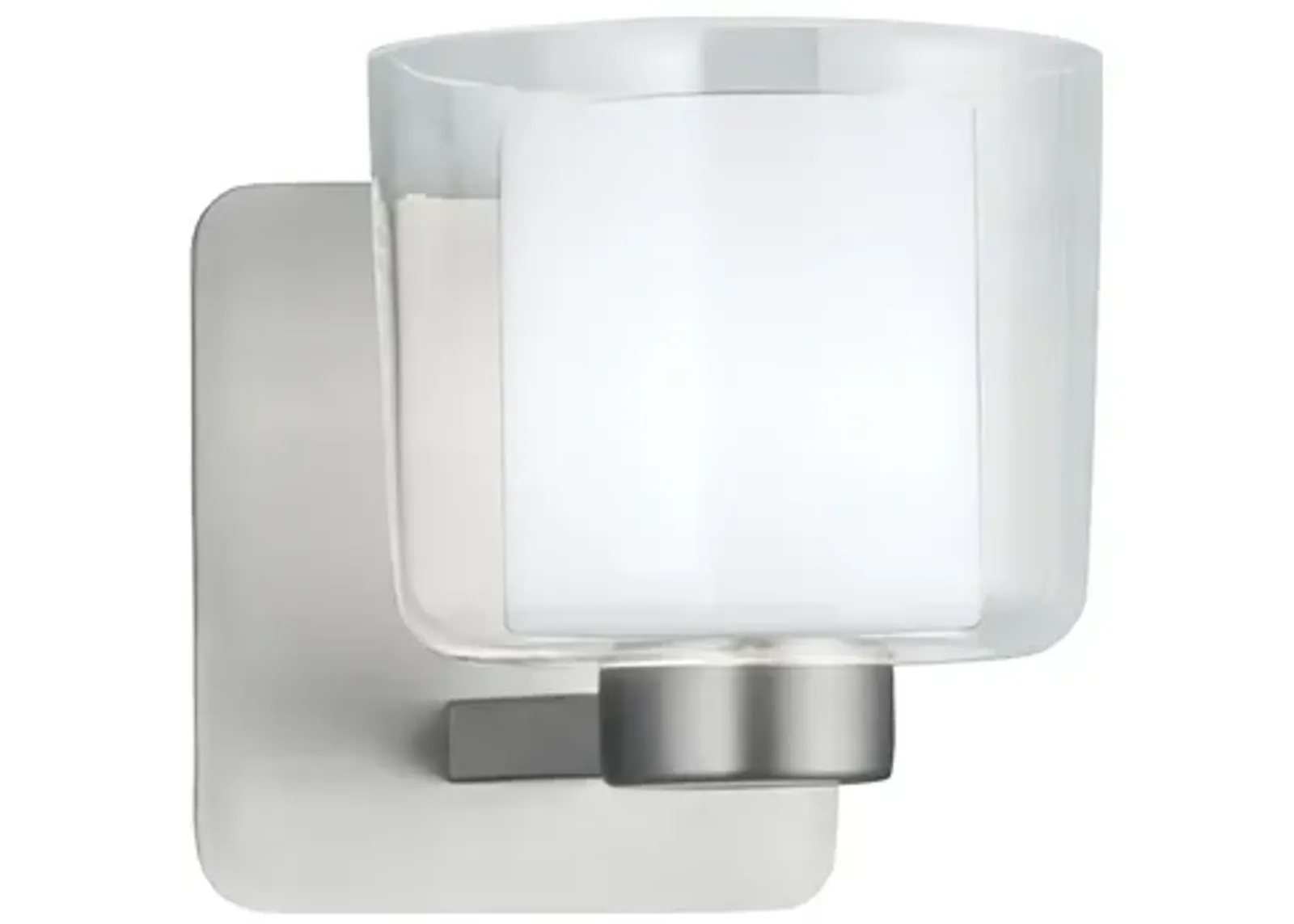 Alexus 1-Light Vanity Sconce - Brushed Nickel