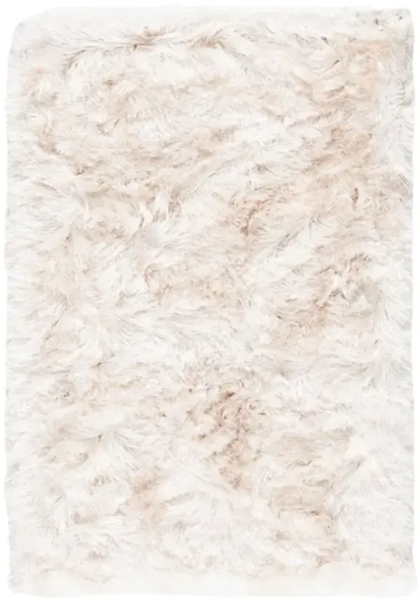 PARIS SHAG Beige  2' X 3' Accent Rug