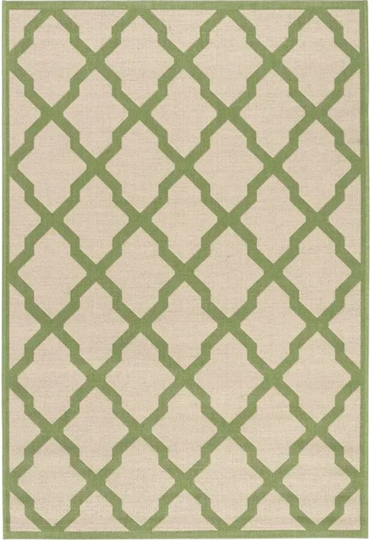 LINDEN 122 Collection LND122V-5 Cream / Olive 5'-3" X 7'-6"