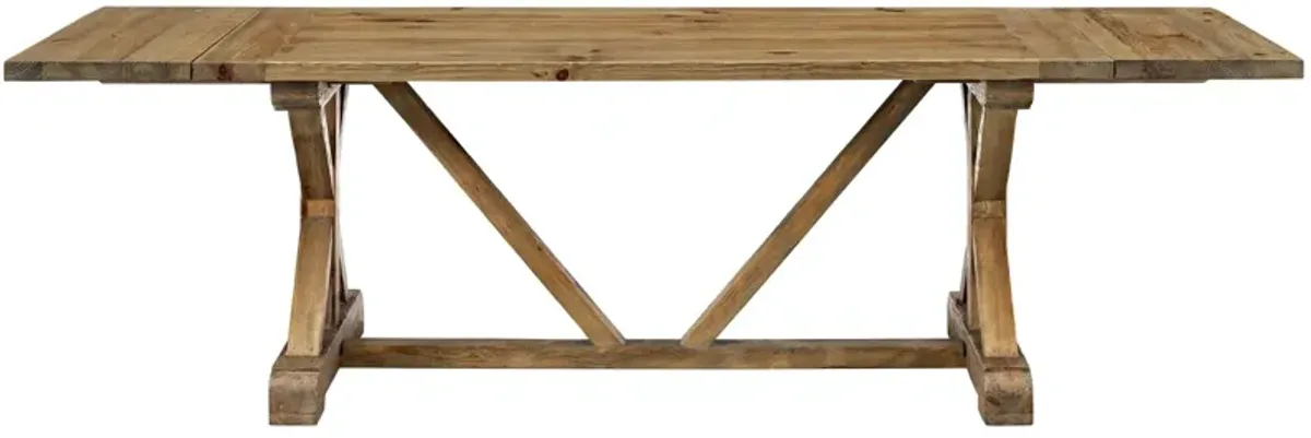 Den Extendable Wood Dining Table