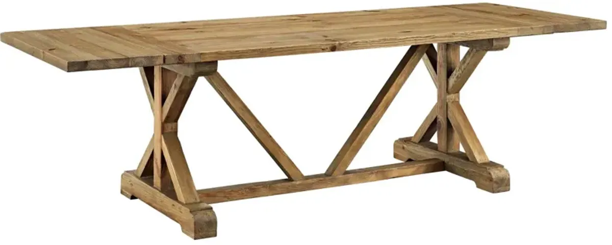 Den Extendable Wood Dining Table