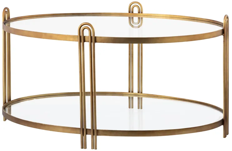 Arch Coffee Table - Gold