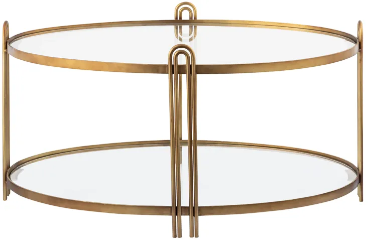 Arch Coffee Table - Gold