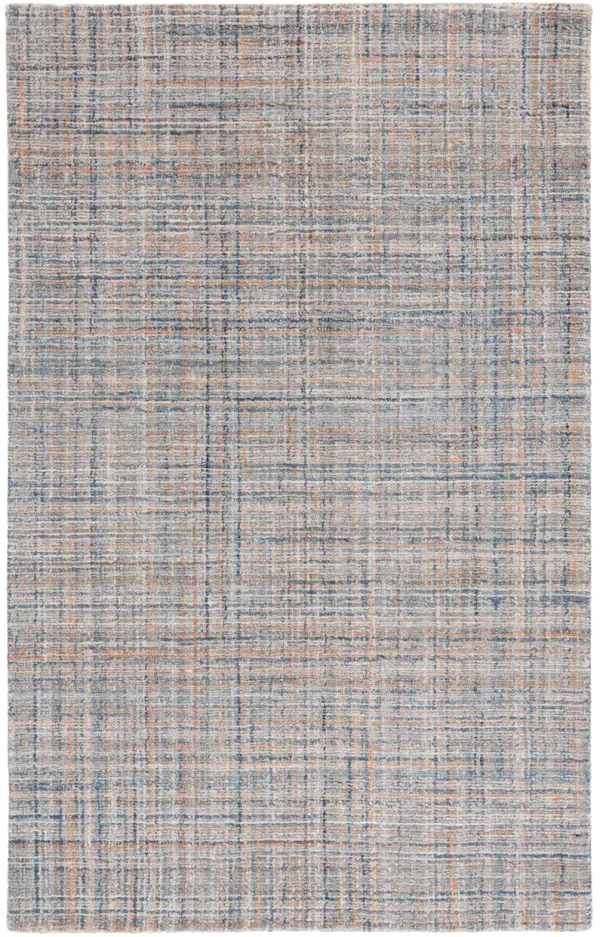 ABSTRACT Hand Tufted 5' x 8' area rug
