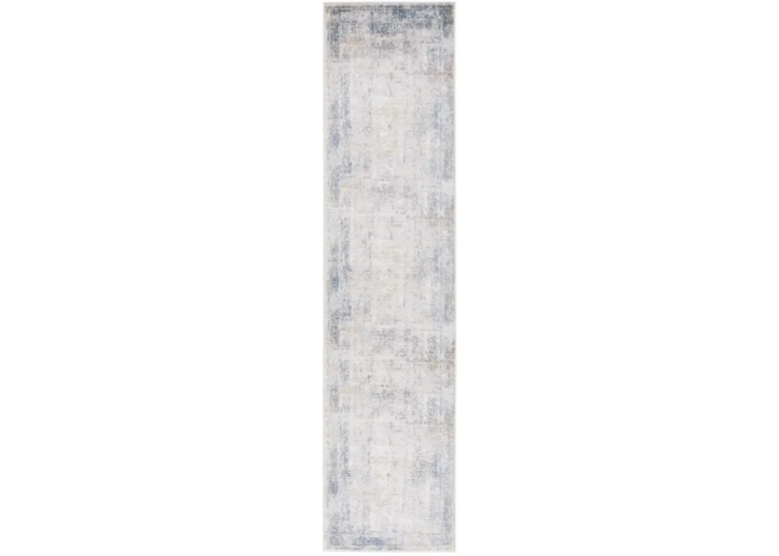 PALMA 338 Blue 2'-2' X 9' Runner Rug