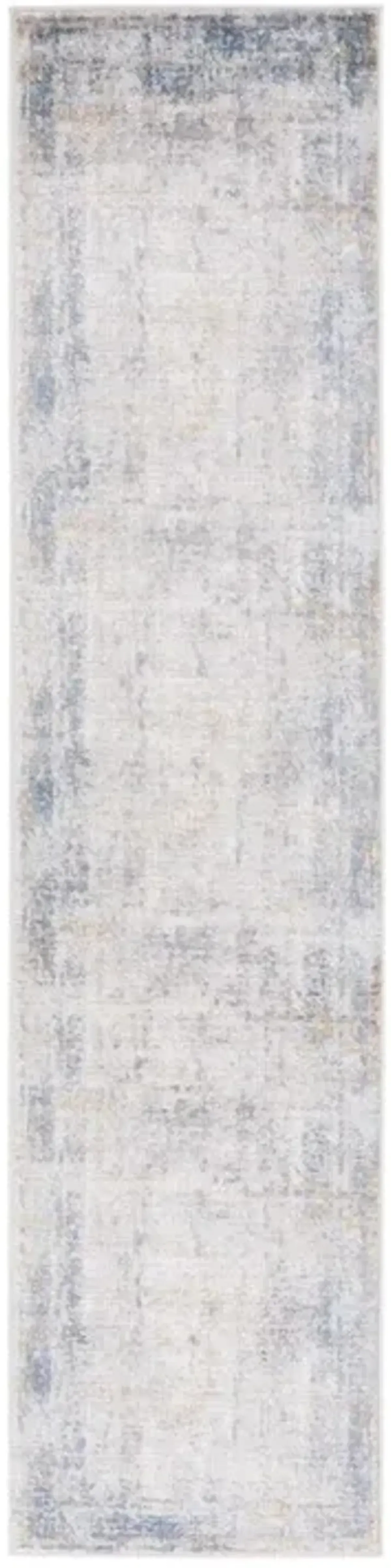 PALMA 338 Blue 2'-2' X 9' Runner Rug