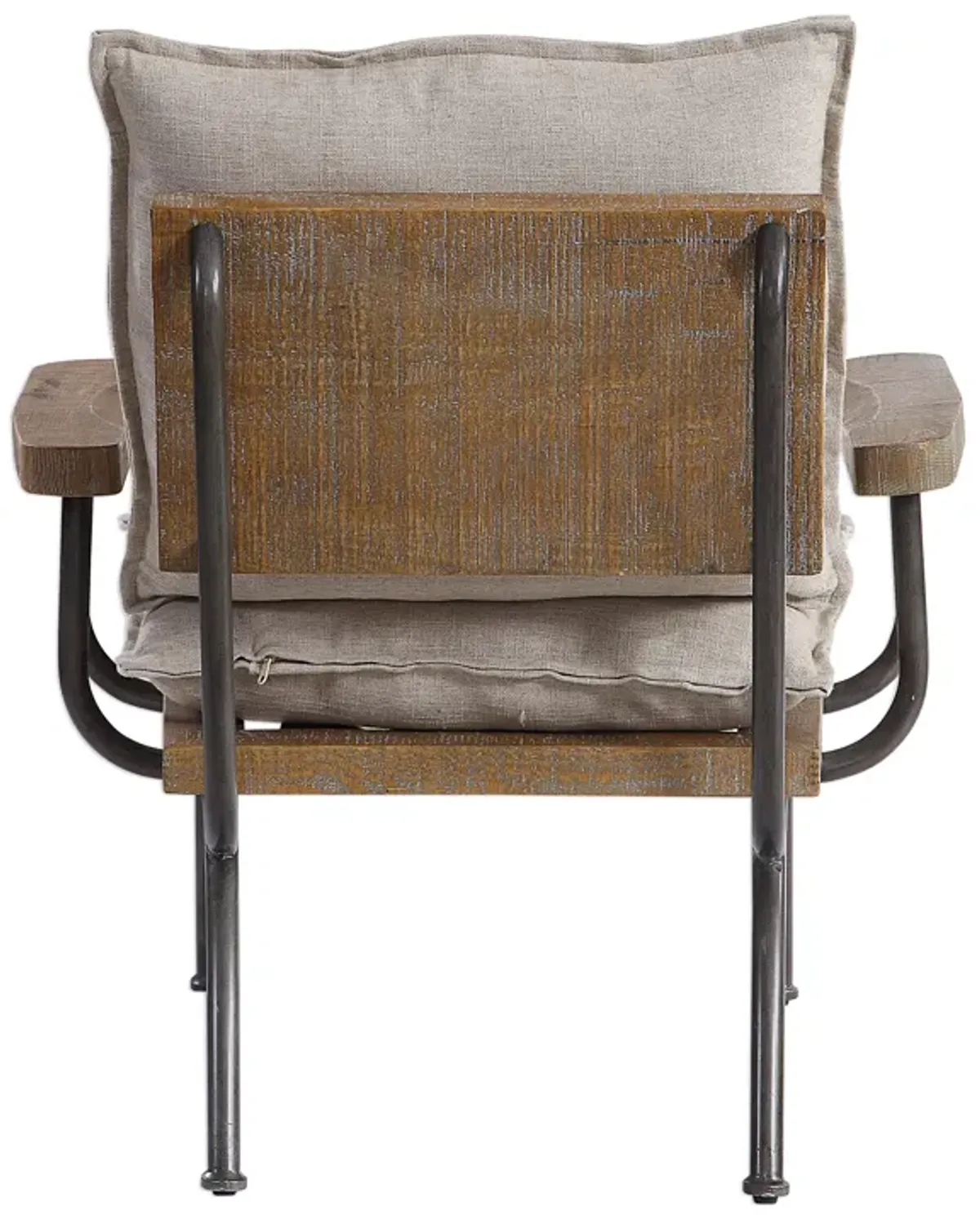 Declan Industrial Accent Chair