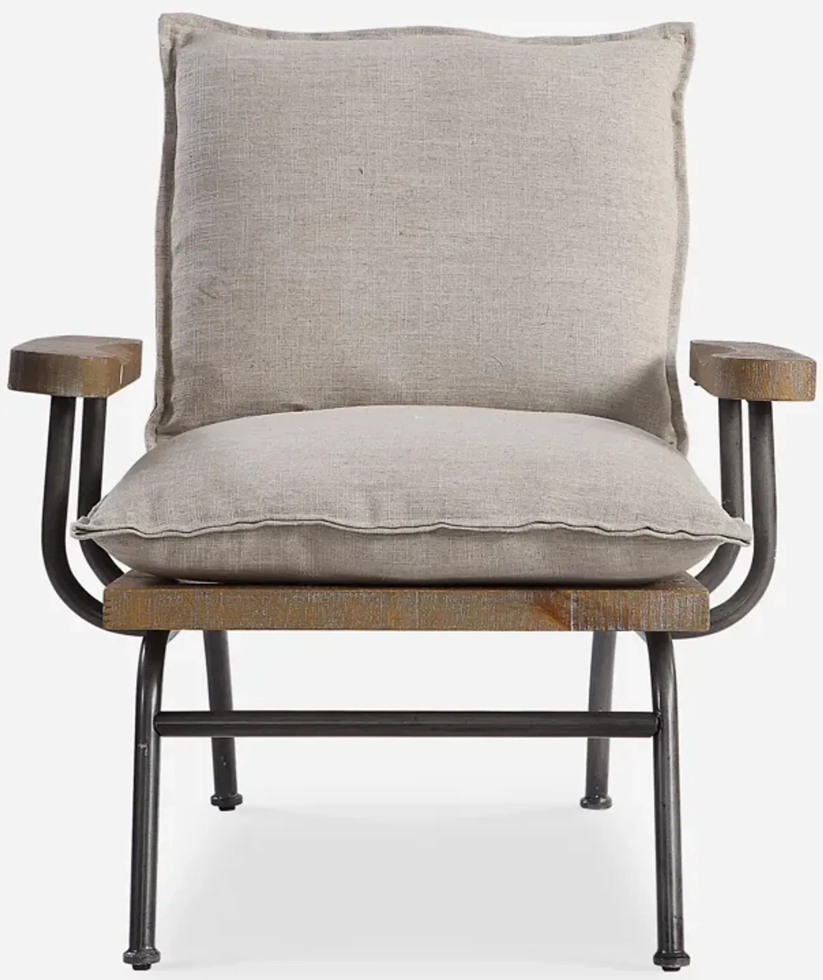 Declan Industrial Accent Chair