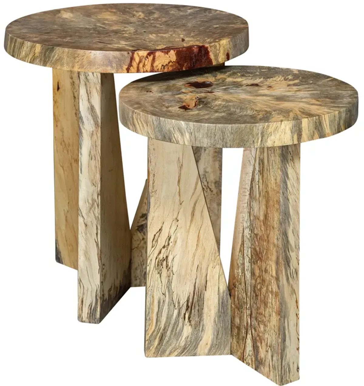 Nadette Natural Nesting Tables, S/2