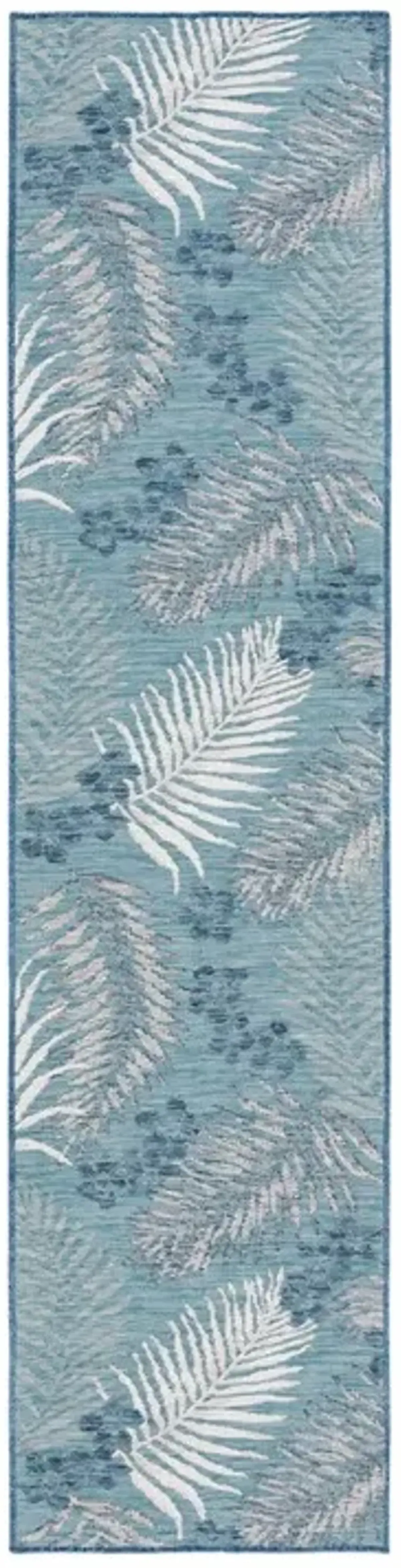 SUNRISE 675 Blue  2' X 8' Runner Rug