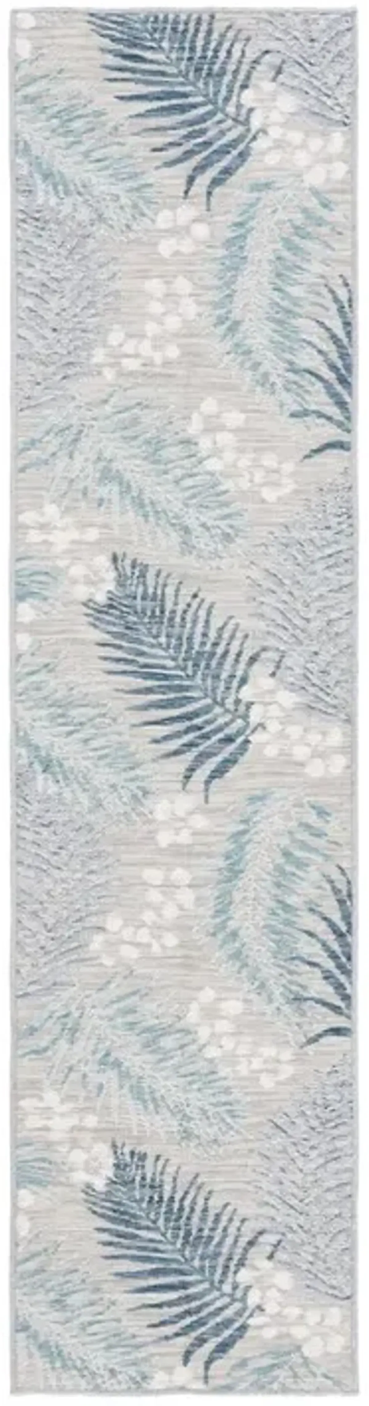 SUNRISE 675 Blue  2' X 8' Runner Rug