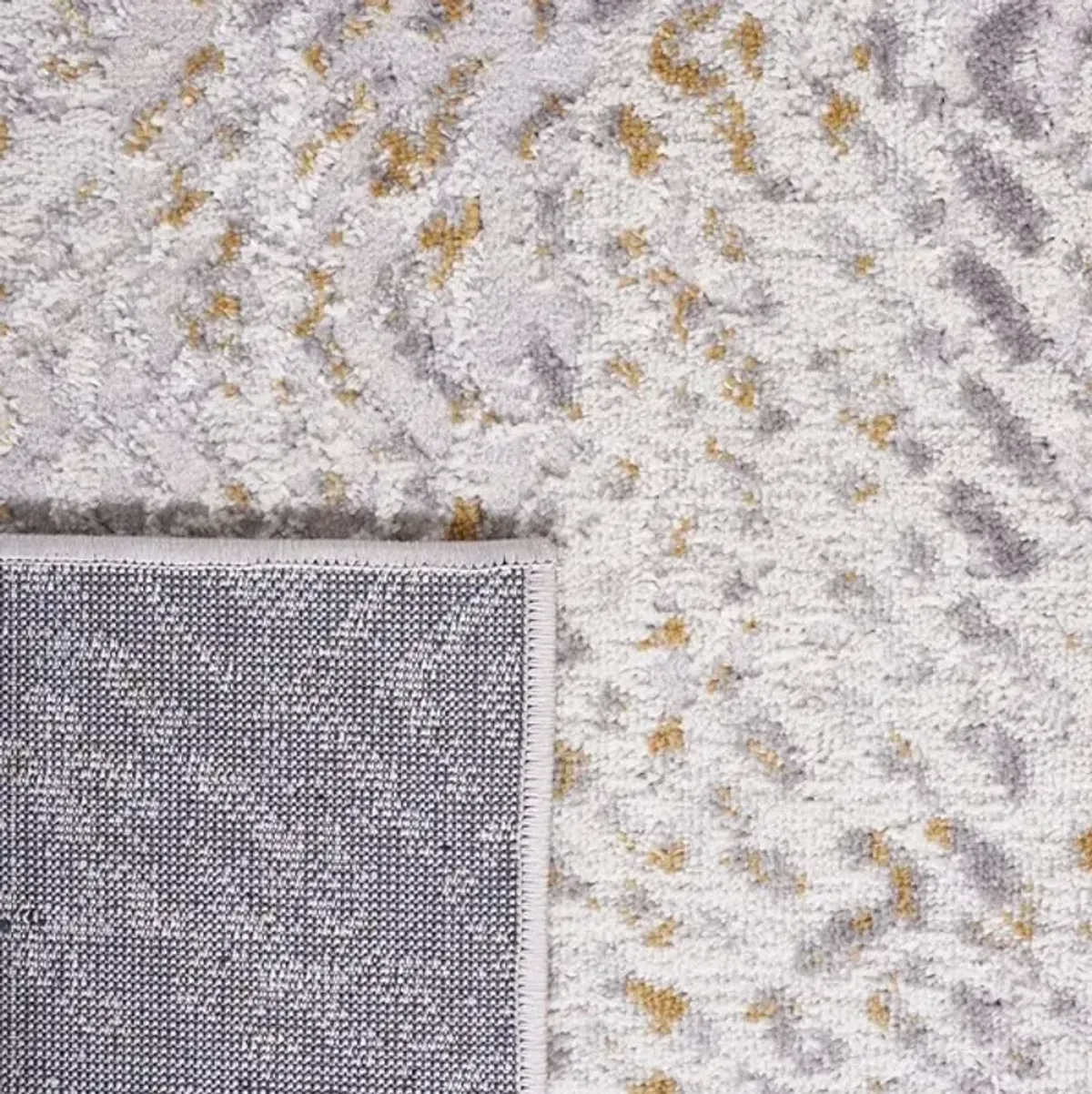 PALMA 330 Grey 2'-2' X 9' Runner Rug