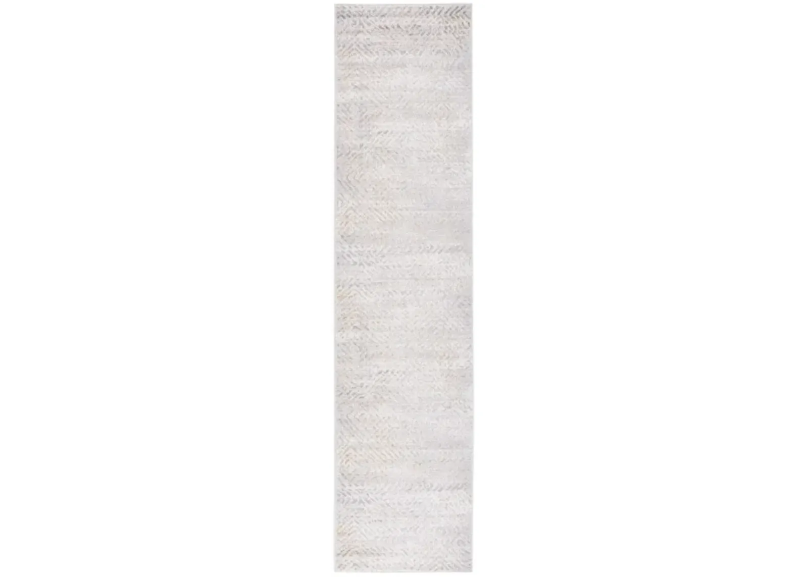 PALMA 330 Grey 2'-2' X 9' Runner Rug