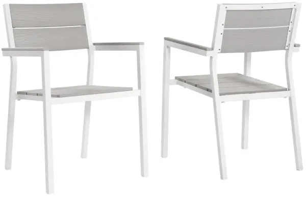 Maine Dining Outdoor  Armchairs - Set of 2