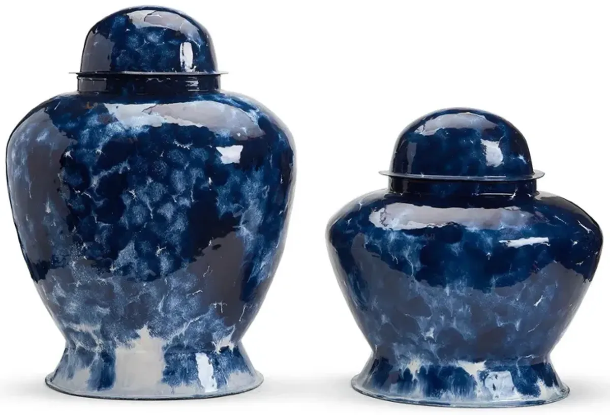 Set of 2 Vase with Lid