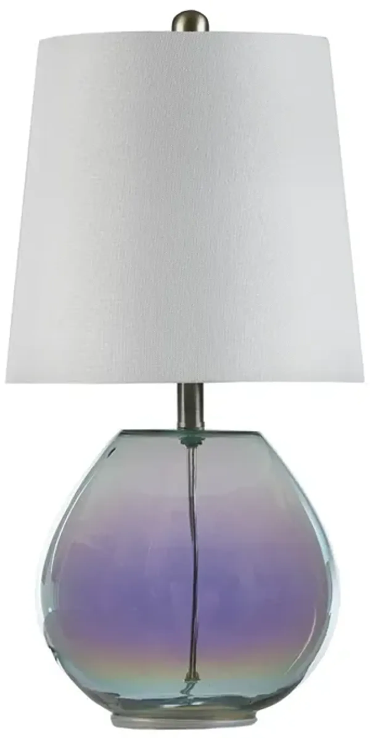 510 Design Ranier Iridescent Iridescent Glass Table Lamp