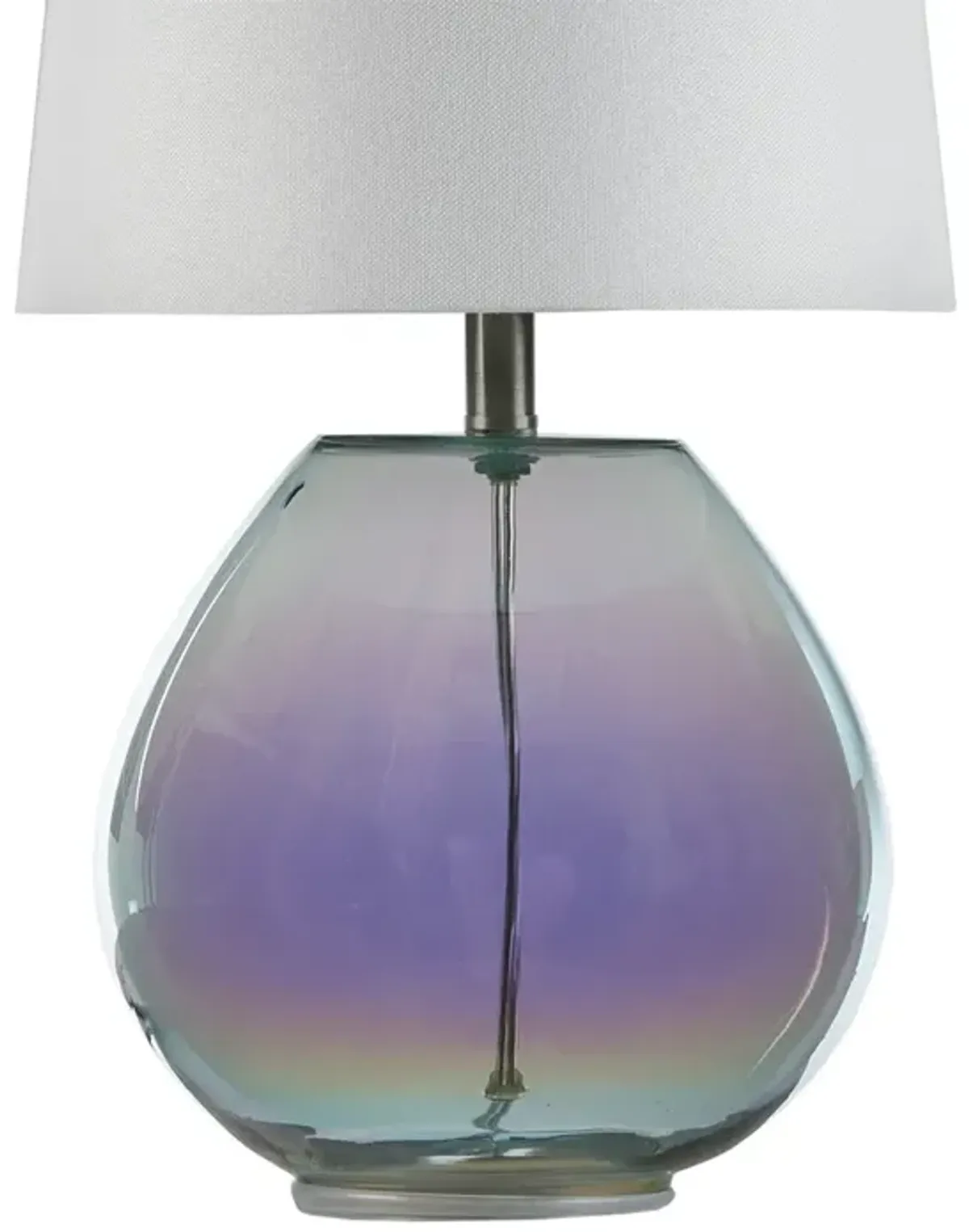 510 Design Ranier Iridescent Iridescent Glass Table Lamp