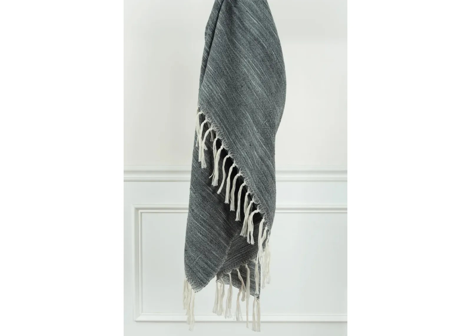 Abstract Light Black Throw