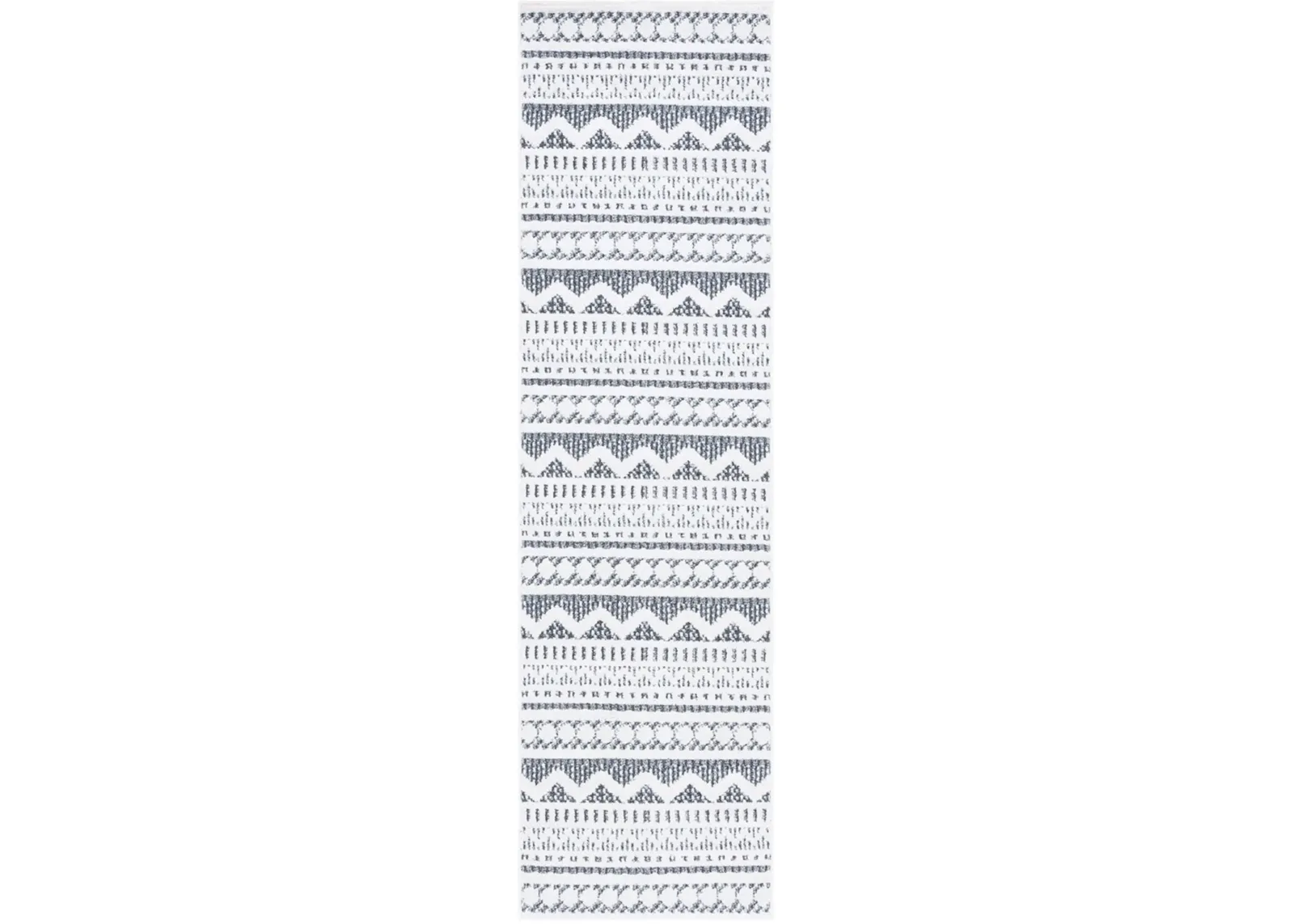 ALAMO 716 Grey 2'-2' X 8' Runner Rug