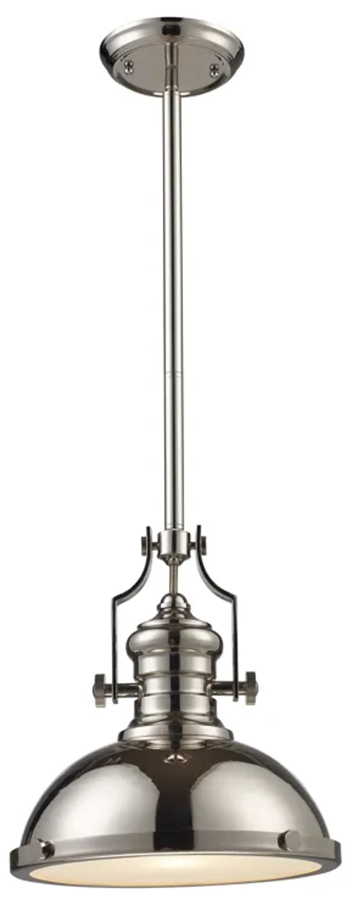 Chadwick 13" Wide 1-Light Pendant - Polished Nickel