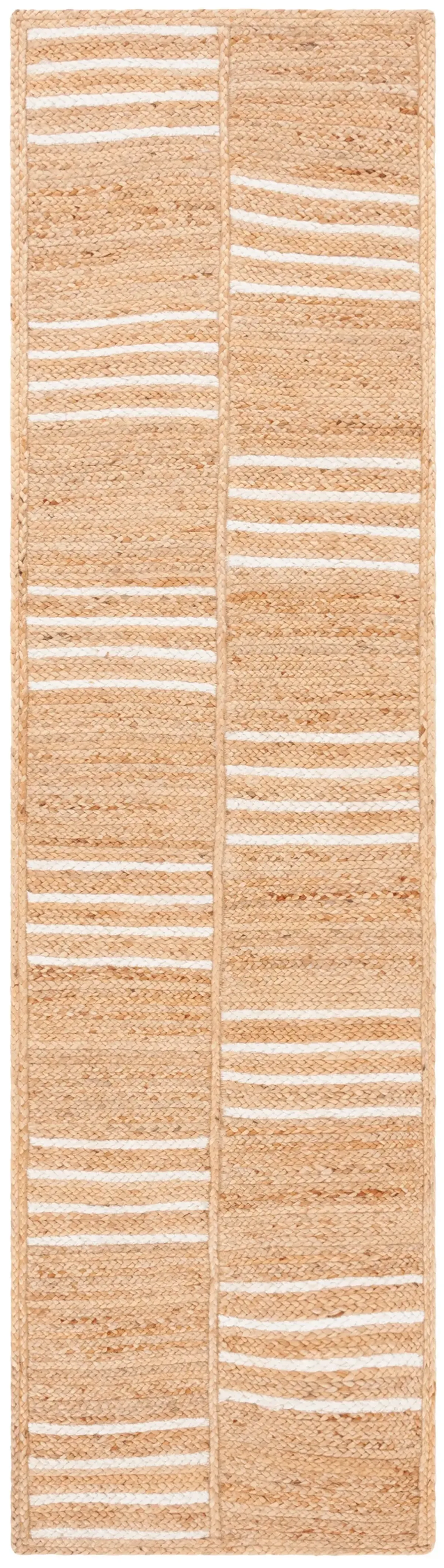 NATURAL FIBER 891 NATURAL  2'-3' x 9' Runner Rug