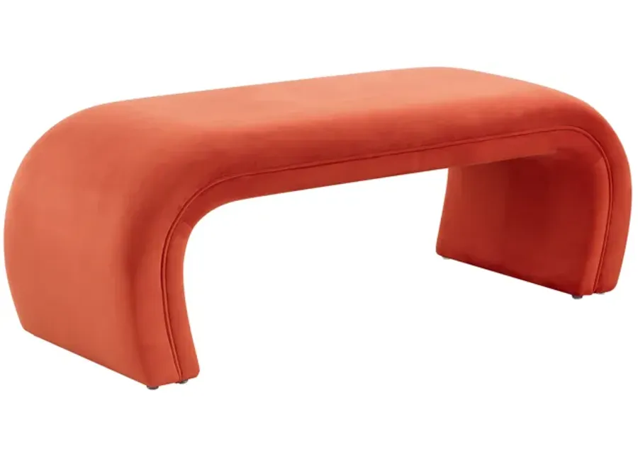 Kenya Red Rocks Velvet Bench