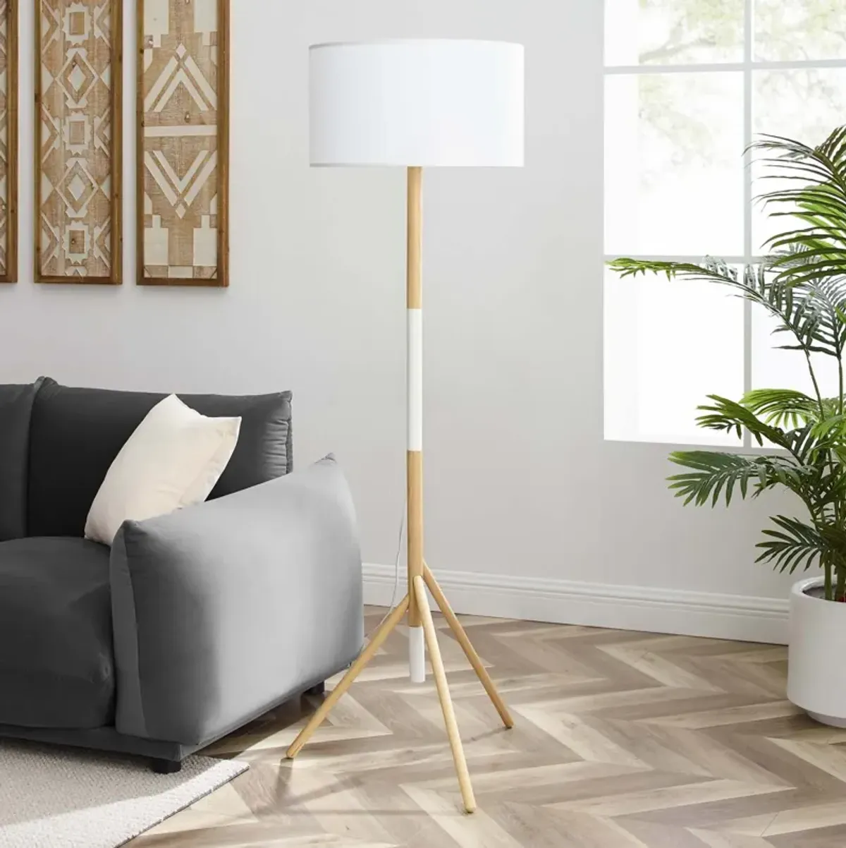 Natalie Tripod Floor Lamp